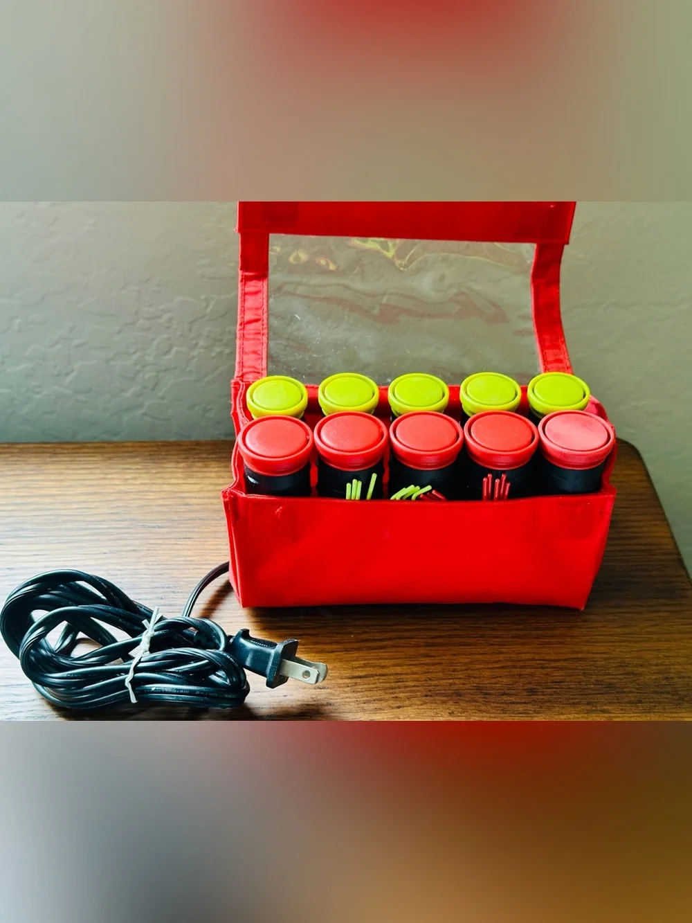 Remington “All That” Ionic Ceramic Hot Rollers Curlers - Travel Portable Case